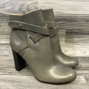 Sole Society Julianne Hough Gray Leather Boots